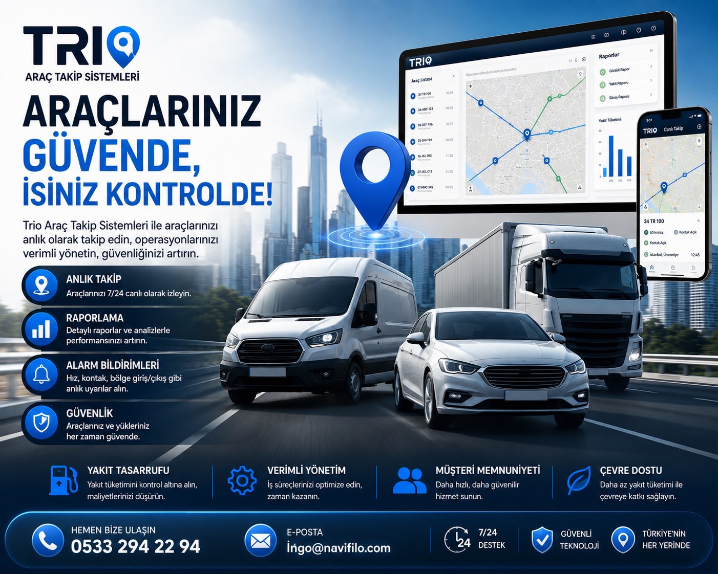 Navi Filo Araç Takip Sistemleri