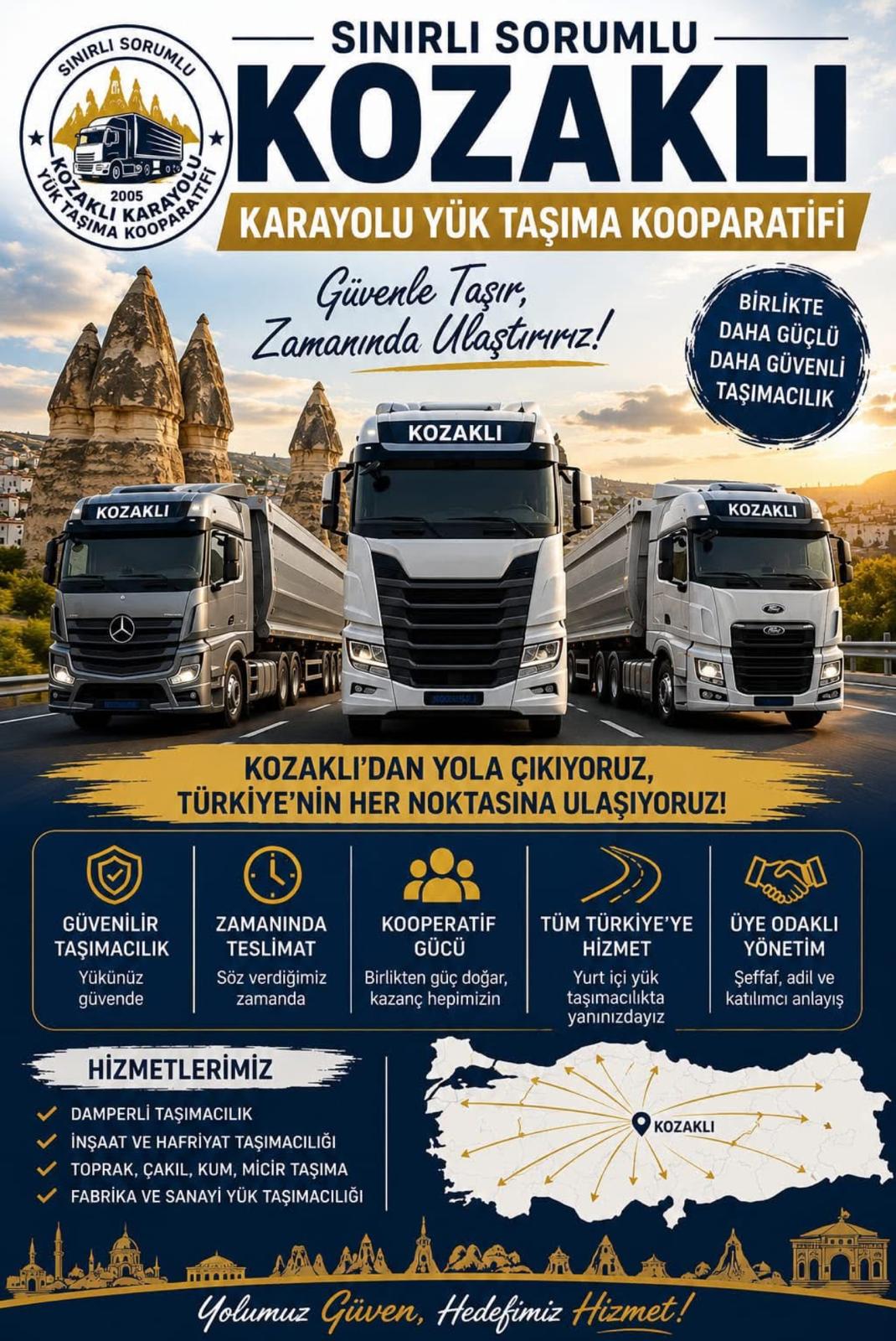 Sınırlı Sorumlu Kozaklı Karayolu Yük Taşıma Kooperatifi 