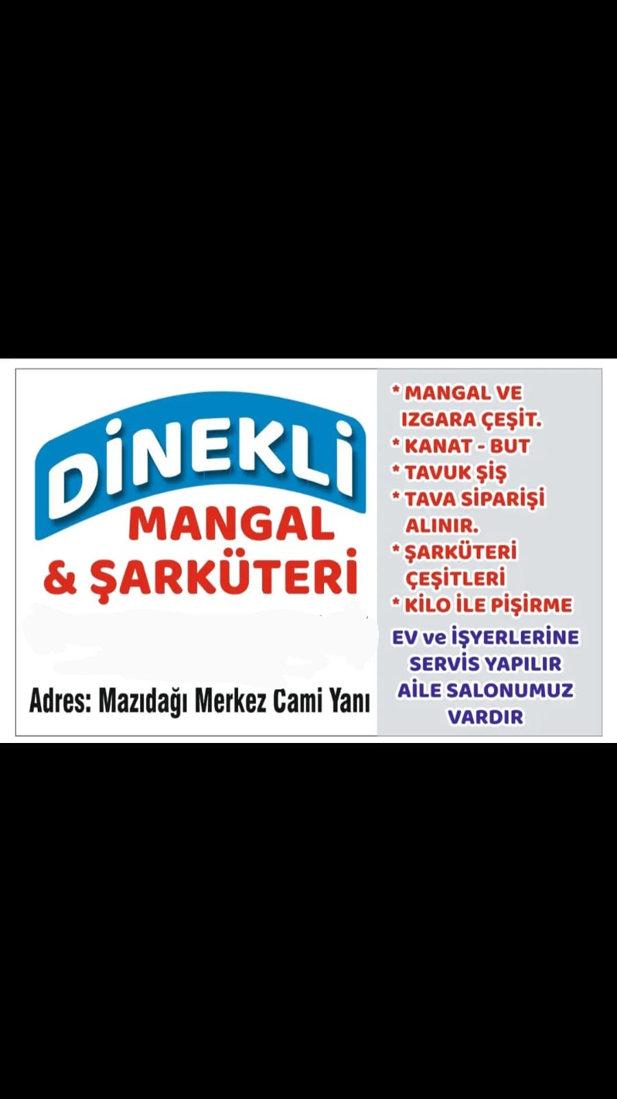 Dinekli Mangal Şarküteri