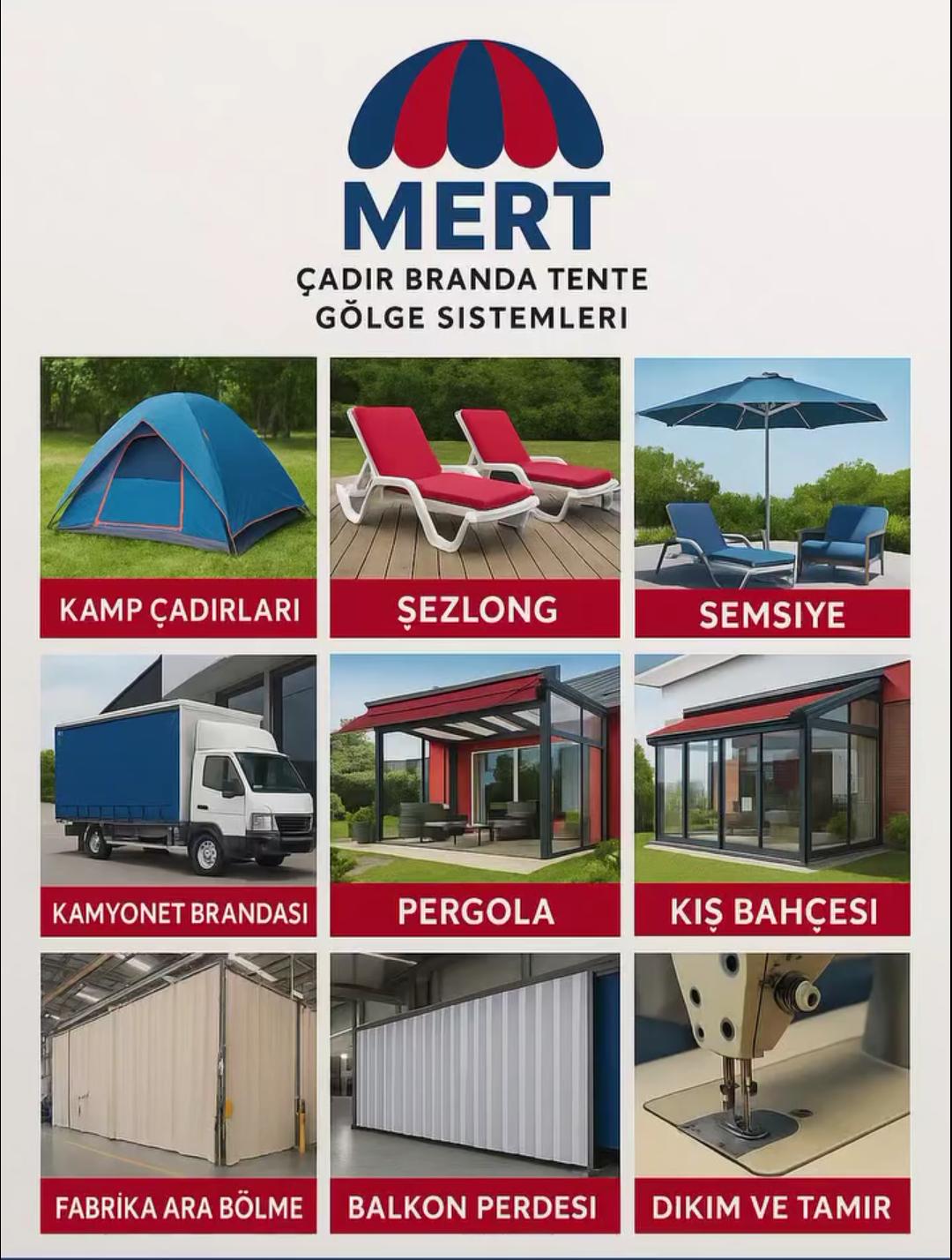 Mert Çadır Branda Tente
