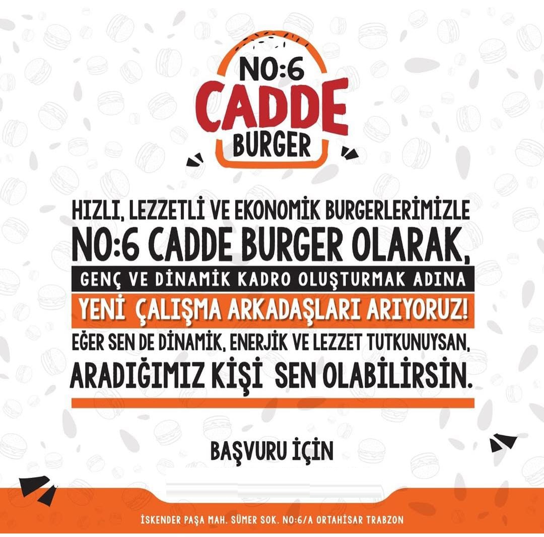 No.6 Cadde Burger