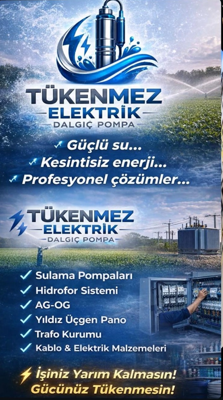 Nurdağı Tükenmez Elektrik Bobinaj Dalgıç Pompa